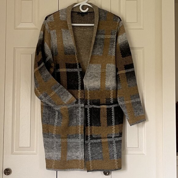 Cozy long cardigan/jacket by Funsport - Picture 1 of 5